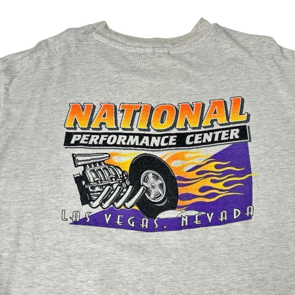 Vintage National Performance Center Las Vegas T-Shirt L Single Stitch 90s NHRA